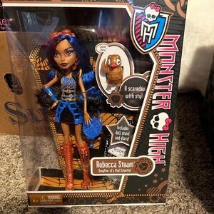 Monster High Rebecca Steam Doll - Blue and Brown